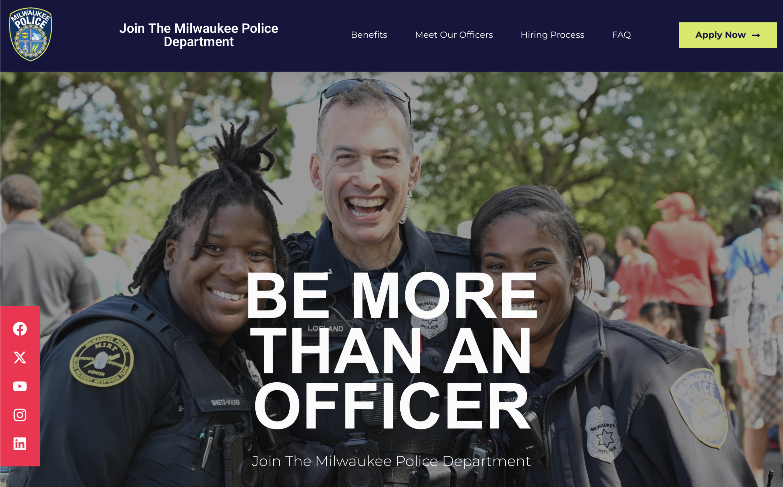 police recruiting tools